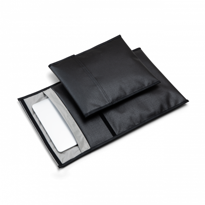 Shielding pouches for smartphones and electronic devices